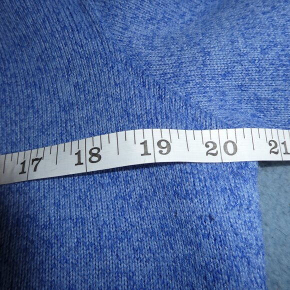 Lands End Sweater knit fleece lined zip front jacket - Picture 7 of 7